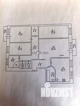 4-к квартира, вторичка, 98м2, 6/9 этаж