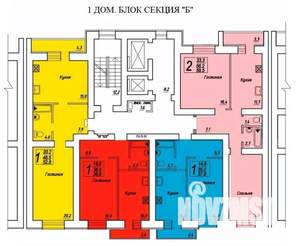 2-к квартира, вторичка, 60м2, 2/10 этаж