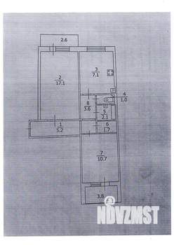 2-к квартира, вторичка, 49м2, 5/9 этаж