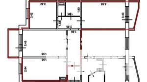 3-к квартира, вторичка, 82м2, 1/6 этаж