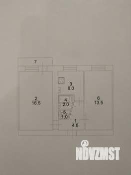 2-к квартира, вторичка, 44м2, 2/5 этаж