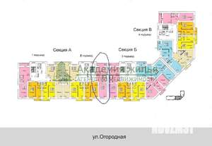 1-к квартира, вторичка, 53м2, 3/9 этаж