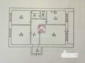 3-к квартира, сданный дом, 72м2, 3/10 этаж