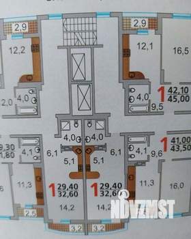 1-к квартира, сданный дом, 45м2, 2/10 этаж