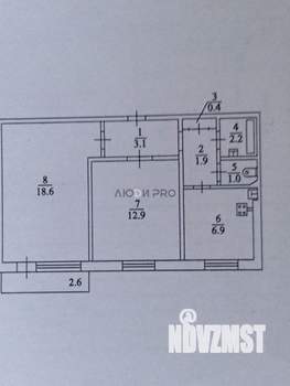 2-к квартира, вторичка, 47м2, 4/9 этаж