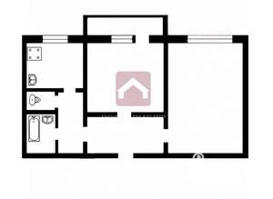 2-к квартира, вторичка, 48м2, 4/4 этаж