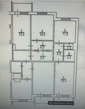 3-к квартира, вторичка, 80м2, 8/10 этаж