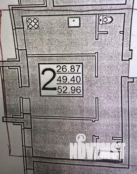 2-к квартира, вторичка, 49м2, 9/10 этаж