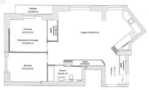 3-к квартира, вторичка, 81м2, 6/25 этаж