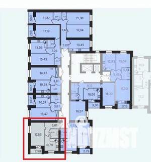 1-к квартира, вторичка, 42м2, 5/10 этаж