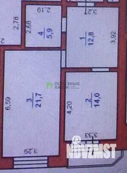 1-к квартира, вторичка, 55м2, 9/10 этаж