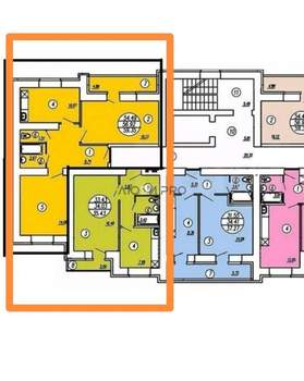 2-к квартира, вторичка, 55м2, 2/10 этаж