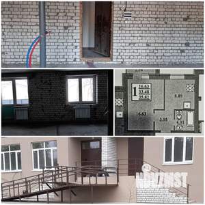 1-к квартира, сданный дом, 36м2, 2/10 этаж