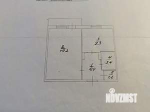 1-к квартира, вторичка, 38м2, 9/9 этаж