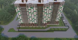 1-к квартира, сданный дом, 45м2, 1/15 этаж