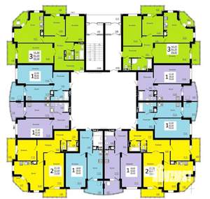 3-к квартира, вторичка, 86м2, 16/28 этаж