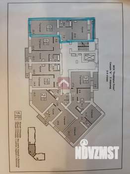 1-к квартира, вторичка, 53м2, 8/10 этаж