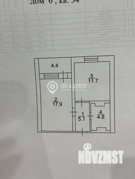 1-к квартира, вторичка, 40м2, 7/16 этаж