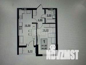 1-к квартира, вторичка, 42м2, 7/10 этаж