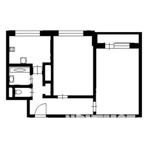 2-к квартира, вторичка, 46м2, 4/5 этаж