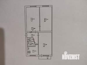 3-к квартира, вторичка, 64м2, 5/5 этаж