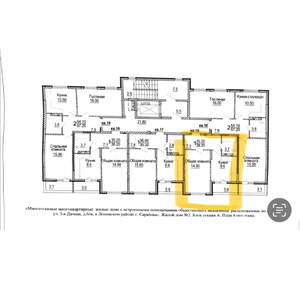 1-к квартира, вторичка, 38м2, 8/10 этаж