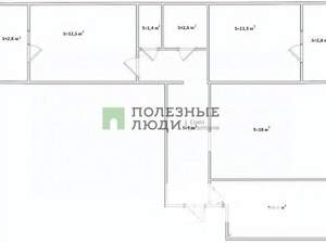 3-к квартира, вторичка, 64м2, 5/9 этаж