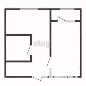 1-к квартира, вторичка, 30м2, 5/5 этаж