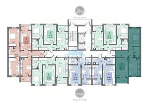 2-к квартира, вторичка, 69м2, 14/24 этаж