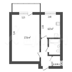 1-к квартира, вторичка, 32м2, 10/10 этаж
