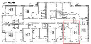 1-к квартира, сданный дом, 50м2, 4/8 этаж