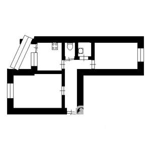 2-к квартира, вторичка, 52м2, 1/9 этаж
