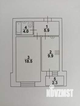 1-к квартира, вторичка, 39м2, 3/10 этаж