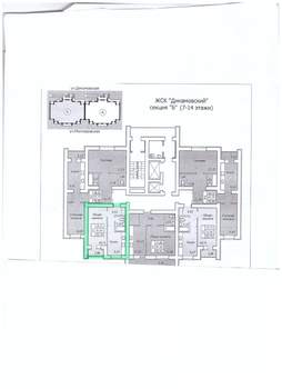 1-к квартира, вторичка, 34м2, 14/15 этаж