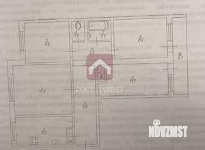 4-к квартира, вторичка, 78м2, 2/9 этаж