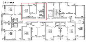2-к квартира, вторичка, 62м2, 4/8 этаж