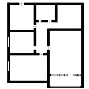3-к квартира, вторичка, 64м2, 2/8 этаж