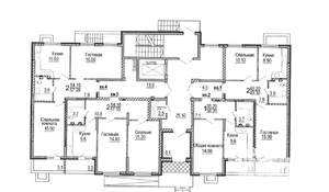 2-к квартира, сданный дом, 49м2, 1/10 этаж