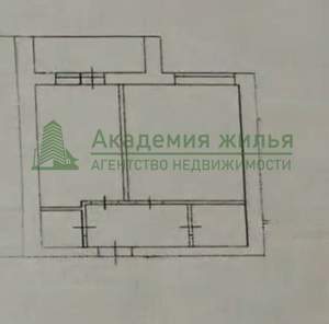 1-к квартира, вторичка, 40м2, 6/11 этаж