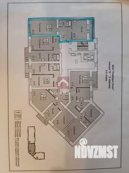 1-к квартира, вторичка, 53м2, 8/10 этаж