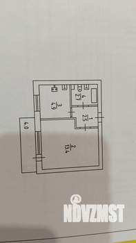 1-к квартира, вторичка, 28м2, 1/10 этаж