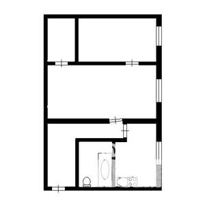 2-к квартира, вторичка, 43м2, 1/9 этаж