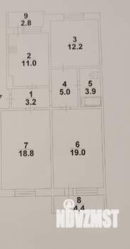 3-к квартира, вторичка, 73м2, 10/10 этаж