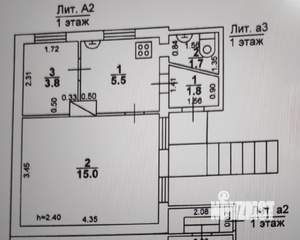 2-к квартира, вторичка, 27м2, 2/2 этаж