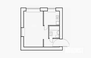 1-к квартира, вторичка, 31м2, 3/5 этаж