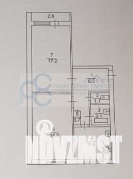2-к квартира, вторичка, 47м2, 5/5 этаж