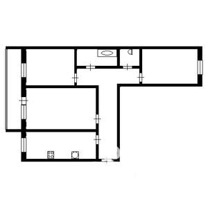 3-к квартира, вторичка, 61м2, 3/10 этаж