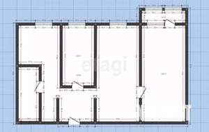 3-к квартира, вторичка, 53м2, 6/9 этаж