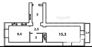 1-к квартира, вторичка, 36м2, 4/17 этаж
