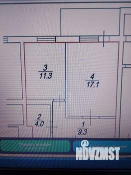 1-к квартира, вторичка, 42м2, 10/16 этаж